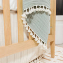 Crane Baby - 6 Layer Muslin Blanket Fern
