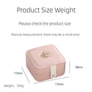 Leather Jewelry Box- with beautiful crown!