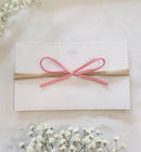 Pink bliss - Baby bow headband with soft band