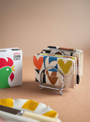 Caroline Gardner - Multi Checkmate Hearts Cardholder Coin Purse