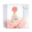 Birthday hat hair clip in giftbox-Costume Accessory for Kids