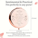 Rose Golden Compact Mirror