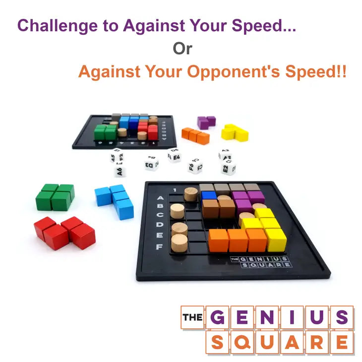 Genius Square - Award Winner 62208 Solution STEM Puzzle Game
