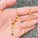 Heart Shaped 18K Gold Plated Charm Y-neck Necklace