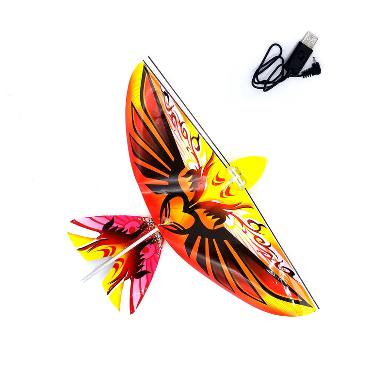 Self Flying eBird- Orange. Electric Flapping Wing Bird Drone