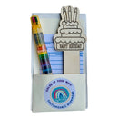 Sadie’s Moon - Handmade Birthday Cake DIY Color Your Own Bookmark