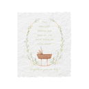 Congrats on your new baby | Bassinet Greeting Card