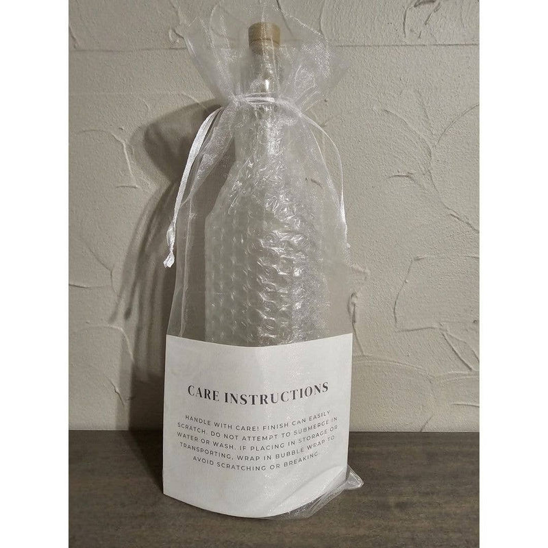 Wine Bottle Lamp, Home Decor, Mothers Day Gifts, Mothers Day: Clear