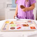 Wooden Magnetic Ice Cream Puzzle & Play Set - 16 Pieces