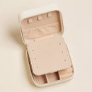 Flower Pattern Portable Square Jewelry Box