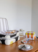 Multi Checkmate Hearts Square Pocket Mirror