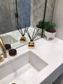Square Gold Reed Diffuser - "Iris & Rose"