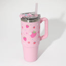 Stainless Steel Tumbler, Strawberry (27FL.OZ/800mL)