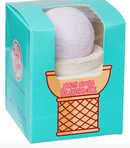 Ice Cream Bath Bomb: Neoplitan