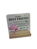 Best friend plaque
