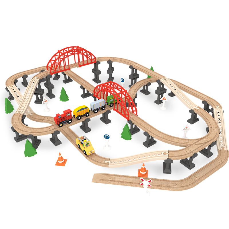 Railway Bridge Set, Wooden Toy