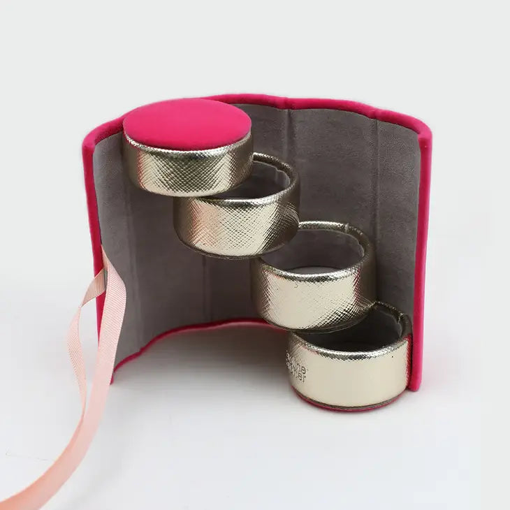 Mini Jewelry Box Roll Pink