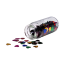 Hug in a Jar, Heart Shaped Confetti in a Glass Vile