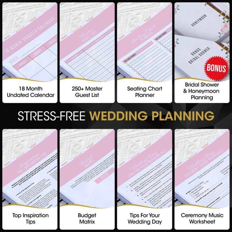 The Ultimate Wedding Planner Book & Organizer