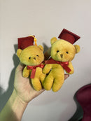 2026 Mini Graduation Bear Plush- keychain, tassle- red cap