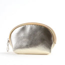 3 Pc Metallic Heart Cosmetic Bag Set