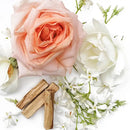 ROSE PATCHOULI + AMBER CRYSTAL SPRING CANDLE