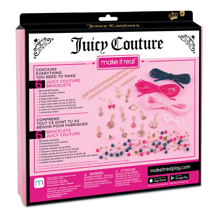 JUICY COUTURE CHARMED BY VELVET & PEARLS BRACELETS