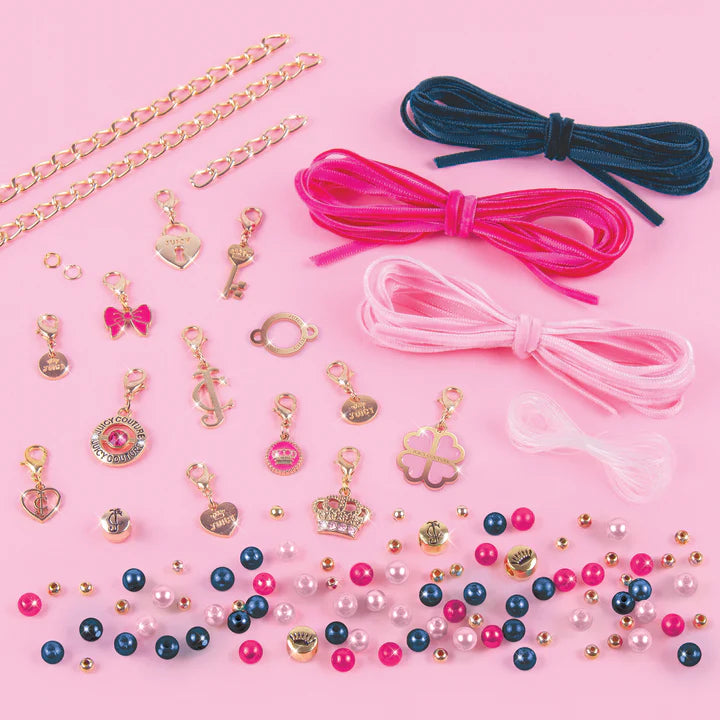 JUICY COUTURE CHARMED BY VELVET & PEARLS BRACELETS