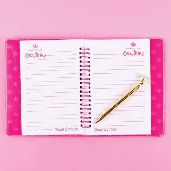 Juicy Couture Glitter Journal and Pen- Princess of Everything!