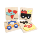 Wooden Vehicle Puzzle Kit