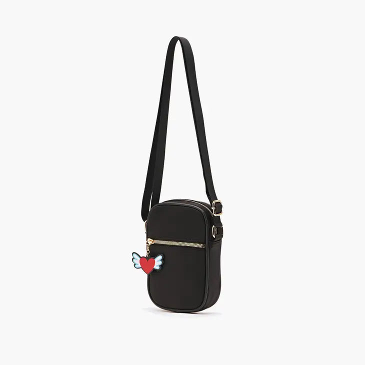 Tove Flying Hearts Mini Crossbody Purse