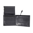 Black M|M Men's Charging Wallet
