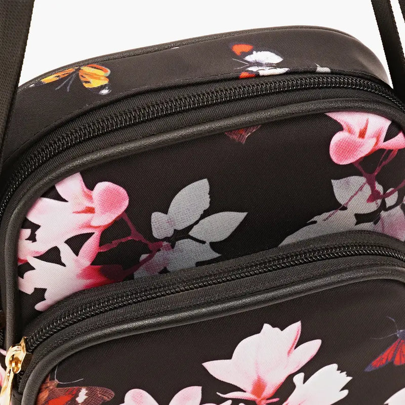 Springfield Floral Mini Crossbody Purse