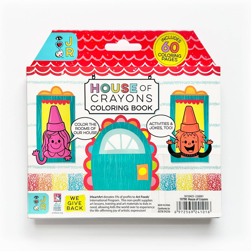 iHeartArt Jr House of Crayons with coloring book