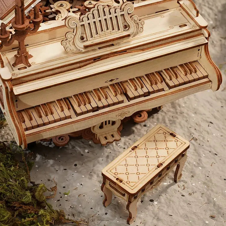 DIY Mechanical Music Box: Magic Piano