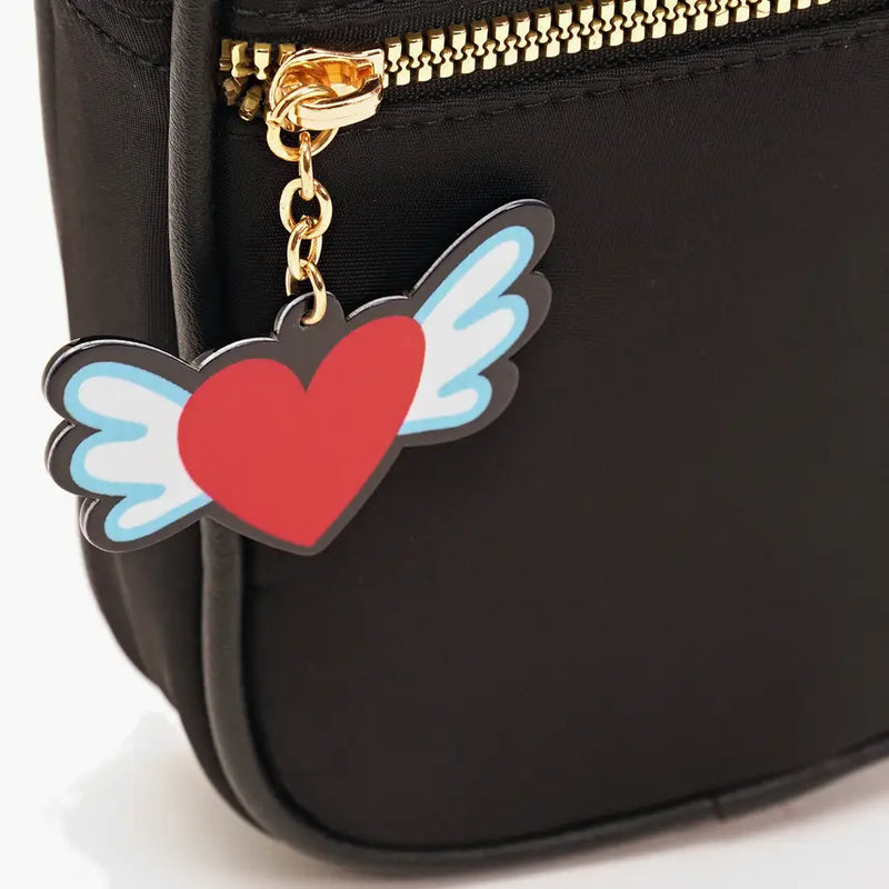 Tove Flying Hearts Mini Crossbody Purse