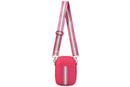 Nima Accessories Inc - Ladies Small Faux Leather Handbag Cross Body Bag: Pink