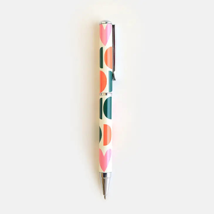 Multi Geo Heart Boxed Pen