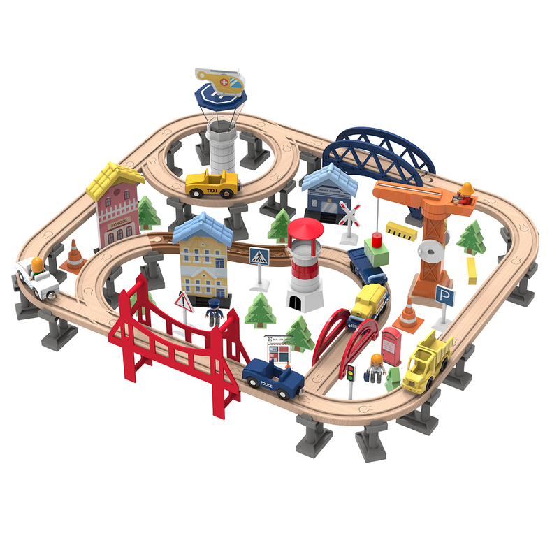 Leo and Friends Railway City Set - Creative Construction Kit