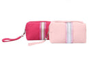 Nima Accessories Inc - Leather Cosmetic Bag - Designed for Makeup Essentials: Fuchsia