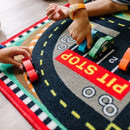 Round the Speedway Race Track Rug