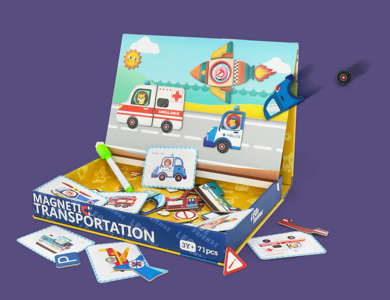 Transportation Playset- Magnet