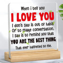Classic Acrylic Love You Sign