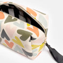 Multi Heart PU Cosmetic Bag