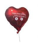 Custom Message on a Helium Balloon