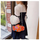 Cute Candy Mini Crossbody Bag- Red