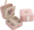 Leather Jewelry Box- with beautiful crown!