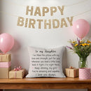 My Daughter Warm Cream Pillow