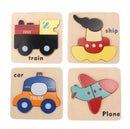Wooden Vehicle Puzzle Kit