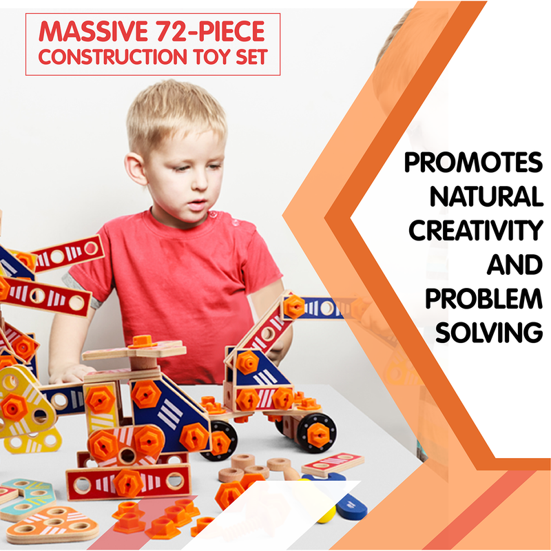 Leo & Friends Builder Set, 72-Piece